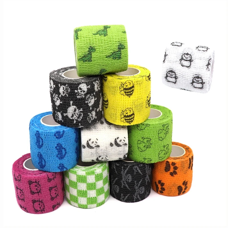 Crossfit Equipment - Bandage élastique auto-adhésif imprimé à motifs