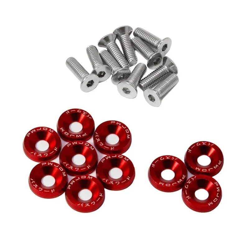 Bumper Plate 10Kg - 10 pièces M6 attaches de voiture