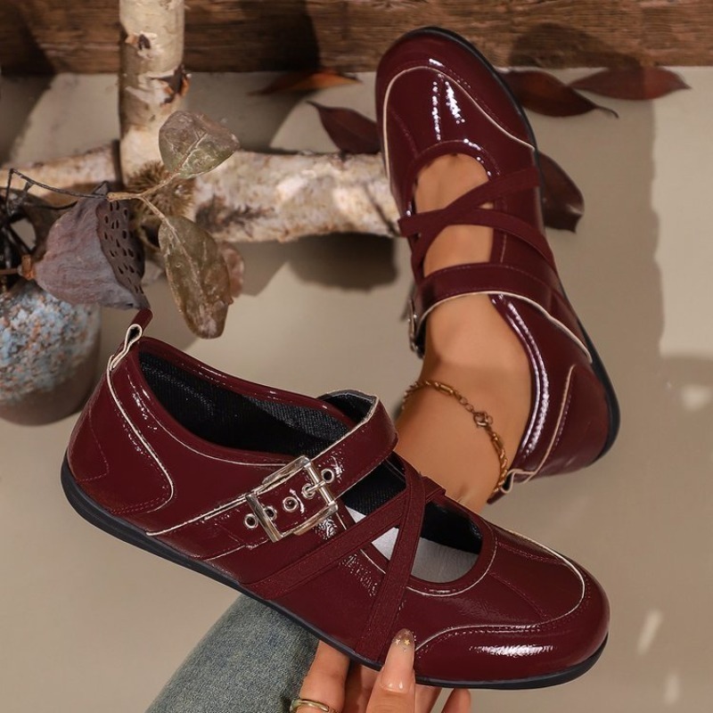 Crossfit Event - Chaussures Mary Jane pour femmes, bout