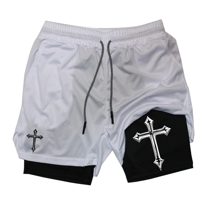 Short de sport 2-en-1 imprimé  - Crossfit Fitness Gear avis et prix