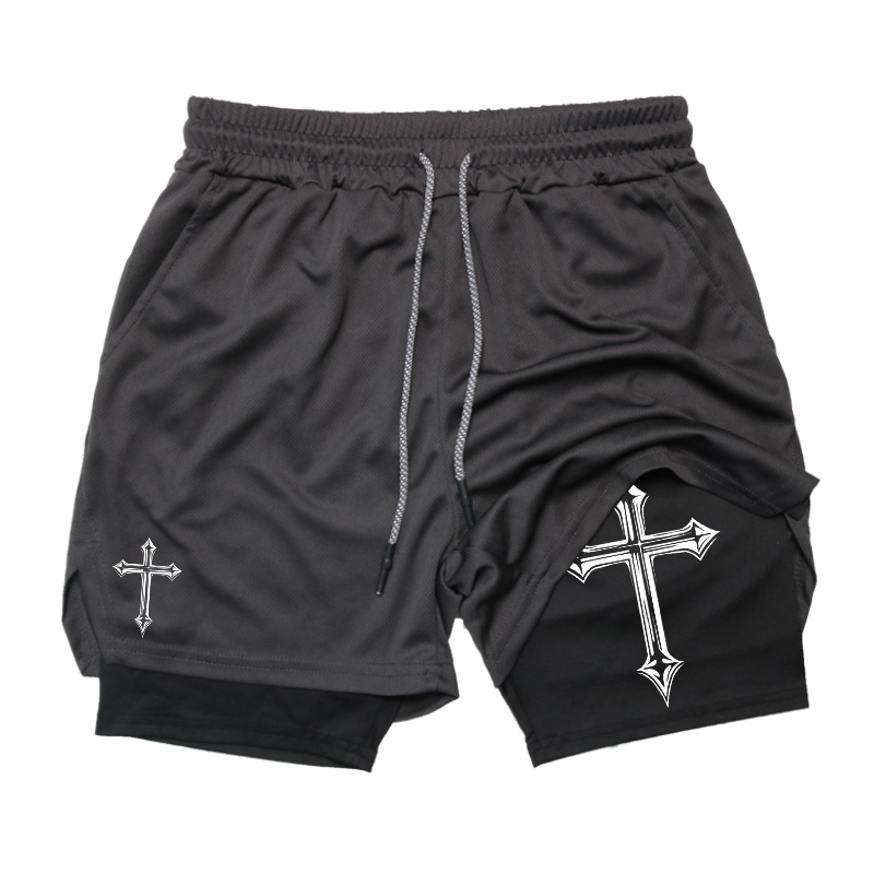 Short de sport 2-en-1 imprimé  - Crossfit Fitness Gear avis et prix